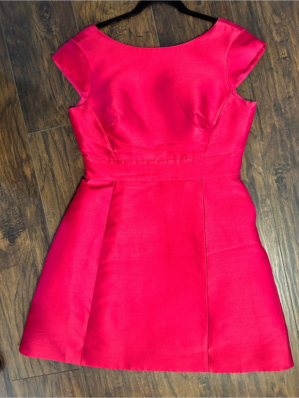 Kate Spade "In Full Bloom" Bougainvillea Hot Pink Open Back Mini Dress 8